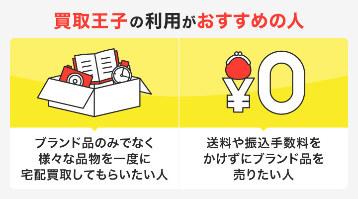 ブランド買取において買取王子の利用がおすすめの人の画像
